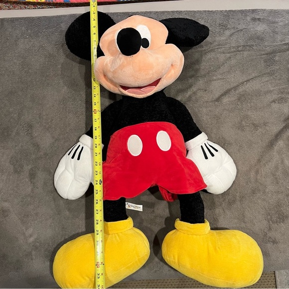 Jumbo Disney Mickey Mouse Plush Doll Stuffed Toy 32 Inches Tall Soft VINTAGE! - Picture 5 of 9